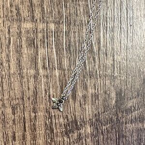 Elegant Sterling Silver Necklace with leaf and acorn from Canada. Pendant chain
